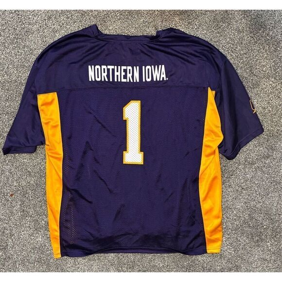 Unisex Northern Iowa UNI Panthers #1 Football Jersey Russell Size 2XL XXL - Picture 4 of 7